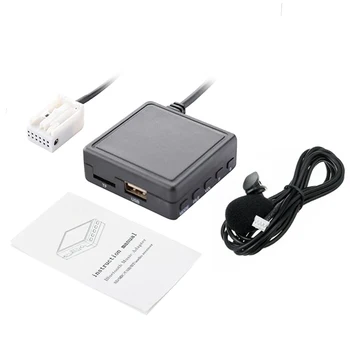 Auto Bluetooth-kompatibilni adapter Modul 12V Stereo Audio Podržava TF kartice USB AUX za BMW E60 E63 E64 E65, E66 1 3 Serije