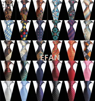 Novi Dizajn Paisley Pokrivač Žakard Svile Muške Kravate-Kravata oko Vrata 8 cm Prugaste Kravate za Muškarce Poslovno Odijelo Poslovne Vjenčanje College