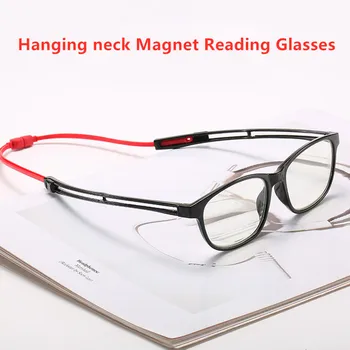 Prijenosni Magnetska Naočale za čitanje Vratnih Spuštenih dioptrijske Naočale za čitanje s magnet Za muškarce Tako i Za žene
