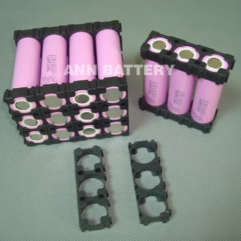 100pc 18650 držač baterije 3P cilindrične baterije plastično kućište 18650 li-ion držač baterije nosač