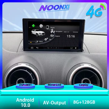 128 G Za Audi A3 8 U S3 Q2 B9 2010-2019 2 Din Android 10 Auto-Radio Središnji Multimedijalni Player Navigacija GPS Ekran Auto Stereo