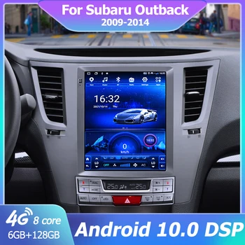 2 Din Android 11 Auto-Radio Media Player Za Subaru Outback 3 Legacy 4 2009-2014 4G Carplay Stereo RDS IPS DSP WIFI