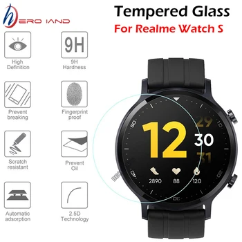 2 KOMADA 2.5 D Premium Kaljeno Staklo Za Realme Watch ' S Smart Watch Zaštitna Folija Za Ekran HD Clear 9H Zaštita Od Ogrebotina Zaštitno Staklo