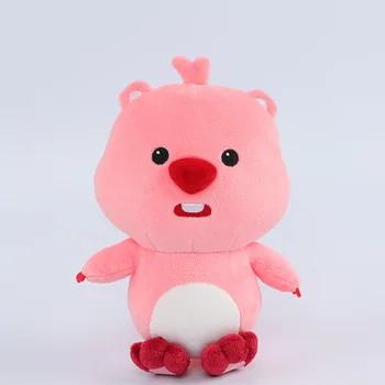 20 CM Zanmang Loopy Pliš Igračke Molang Ljubav Pink Little Beaver Koreja Igračka Pink Medvjed Lutka Kawai Model Za Djevojčice Božićne Darove Za Rođendan