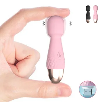 20 Načina Mini Vibrator USB Punjenje Ručnu Masažu Tijela Klitoris i G-Spot Vibrator Jake Vibracije Aktualnu Seks-Igračka za Žene
