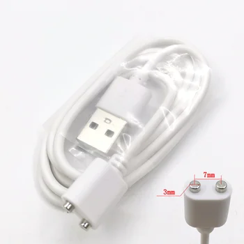 2pin 7 mm Za Punjive Igračaka Za Odrasle Vibrator Magnetski Dc Kabel Kabel USB Izvor Napajanja Punjač Kabel Seks-Roba Seks-Mašina