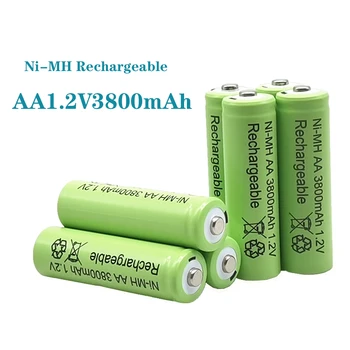 3800 mah AA 1,2 baterija Ni-MH punjive baterije za Igračke, daljinski Upravljač Punjive AA Baterije 1,2 3800 mah baterija