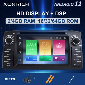 4 GB, 64 GB Android 11 DVD Player Za Toyota Corolla E120 BYD F3 2 Din Auto Media Stereo GPS Auto Radio Navigacija 8 Core