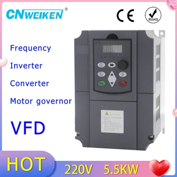 5.5 kw/4kw/2.2 kw 220v Ac Pretvarač Frekvencije Izlaz 3 Faze 400 Hz ac motor pumpa za vodu kontroler/motori izmjenične struje/pretvarač frekvencije