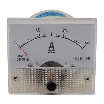85C1-A Analogni Ampermetar Dc Ploča Mjerni Instrument 30A Ampermetar Mehanički Ampermetre