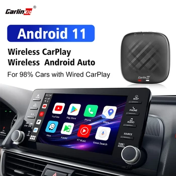 Android 11 Ai Box CarlinKit Bežični Apple CarPlay i Android Automatski Bežični Adapter Podržava Reprodukciju Video 4G LTE GPS Za Auto