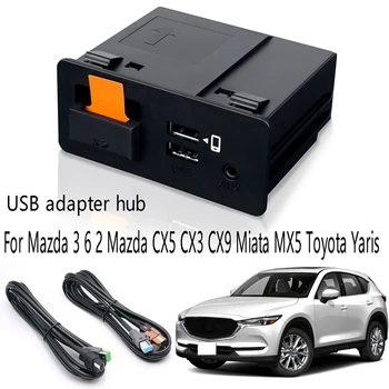 Automatski adapter USB hub Apple-Carplay Android TK78-66-9U0C Za Mazda 3 6 2 Mazda CX5 CX3 CX9 Miata MX5 Toyota Yaris