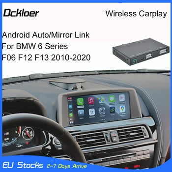 Bežični CarPlay Za BMW 6 Serija F06 F12 F13 2010-2020 s funkcijom Android Auto Mirror Link Svirati Radio Car Play Youtube