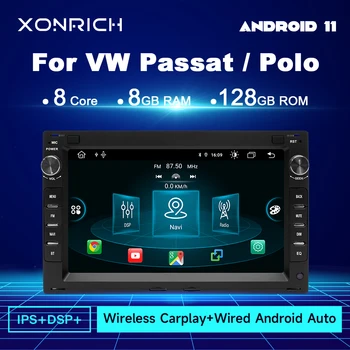 Bežični Carplay Android 11 8 GB Auto Player Za VW PASSAT B5 MK4 MK5 SHARAN Tdi Bora Polo TRANSPORT T5 CITI CHICO GPS DSP