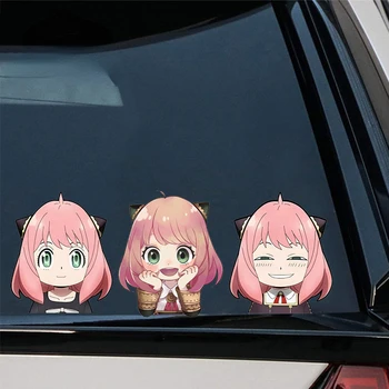 CG naljepnice na Auto Anime Naljepnice za Vozila Vinil Anya Forger Naljepnica na Bradi JDM Crtani Naljepnice za Djevojčice