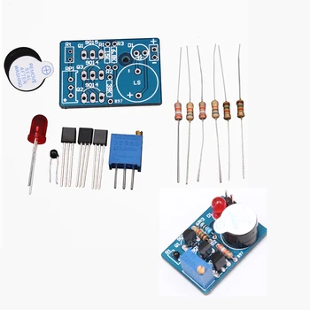 DC3-5V Digitalnu Kontrolu temperature DIY Kit Elektronički senzor temperature Zvučni i svjetlosni alarm