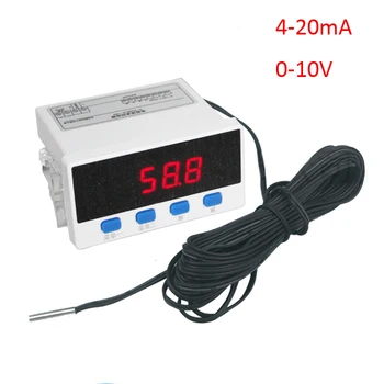 Digitalni regulator temperature s 0-10 v, 4-20 ma analogni izlazni signal može se priključite pretvarač frekvencije-20,0 ~ + 80,0 °C termostat