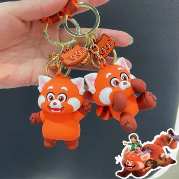 Disney Anime Lik se Okreće Crveni Privjesak Crtani Lutka Crvena Panda PVC Privjesak Ruksak Privjesak za Djecu Za Rođendan Božić Darove
