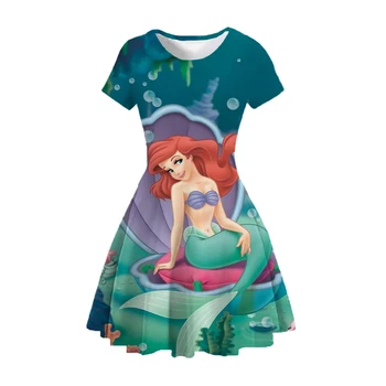 Disney Sirena Ariel Haljina Princeze Eleganciju Kawai Atlantski Ocean mala Sirena Princeza Crtani film Kćer Mora loptu haljina