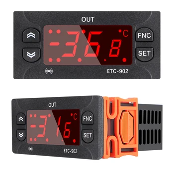 ETC 902 Digitalni Regulator Temperature 12V 24V 110V 220V Termostat Termostat Grijač Hladnjak za Hlađenje Alarm