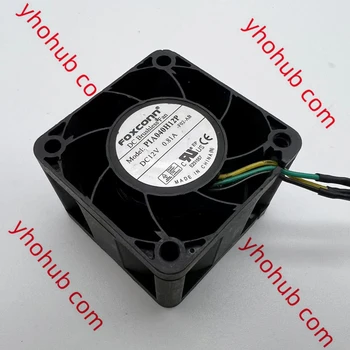 Foxconn PIA040H12P -F02-AB Server ventilator za hlađenje DC 12V 0.81 A 40x40x28 mm 3-Žični