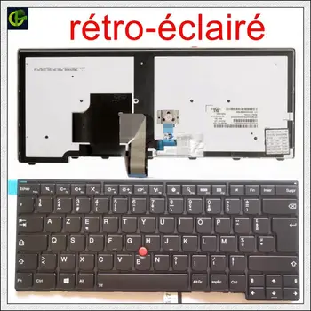 Francuski Tipkovnica Azerty s pozadinskim osvjetljenjem za lenovo ThinkPad L440 L450 L460 L470 T431S T440 T440P T440S T450 T450S e440 e431S T460 FR
