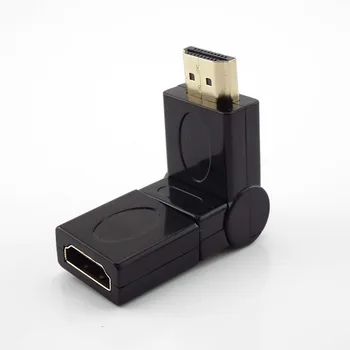 HDMI priključak između muškaraca i žena s mogućnošću okretanja za 360 Stupnjeva, kompatibilan sa HDMI Priključak, Produžni Adapter, Pretvarači za PC 4K 3D L19
