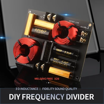 HIFIDIY Hi-Fi 2WAY 2 zvučnika (visokotonac + bas) Zvučnicima Djelitelj zvučne frekvencije Cross-filteri X2B