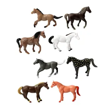 Izabrane Plastične Igračke za konje Simulacijski model životinje Ks Konja, Zapadna Kauboj figura Konja, edukativne igračke ili Djeca
