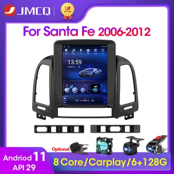 JMCQ 2 Din Android Auto Radio Media Player Za Hyundai Santa Fe 2 2006-2012 4G Carplay stereo zvučnici Carplay 2 din