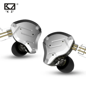 KZ ZS10 Pro Metalne Ožičen Slušalice 4BA + 1DD Hibridna Tehnologija Slušalice HI-FI Monitor, Igre Sportske, Glazbene Slušalice Slušalice