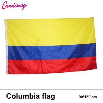 Kolumbija zastava Kolumbije 3*5 metara/90*150 cm Rotirajući banner Ured/Događaj/parada/Festival/Ukras kuće 2016 Nova moda