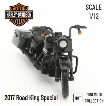 Maisto U Mjerilu 1:12 Model Motocikla Harley Davidson 2017 Road King Poseban Suvenir Igračka Motogp Naplativa Mini Moto Литая