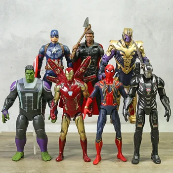 Marvel Iron Man, Kapetan Amerika Spider-Man I Thor I Hulk Vojni Stroj Malloc 7 