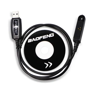 Originalni Baofeng UV-9R Plus USB Kabel Za Programiranje i za Prijenos Podataka S CD-Om Za Voki Toki UV9R A58 UV9R Plus BF-9700 Pribor Za Mikrofon