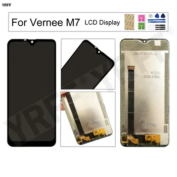 Originalni LCD Ekrani Za Vernee M7 LCD Zaslon + Zaslon Osjetljiv na dodir Digitalizator Mobilni Telefon Staklena Ploča za Popravak, Rezervni Dijelovi