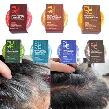 PURC Šampon za Kosu Čišćenje Bar Protiv Gubitka Perut Sapun za Rast Kose Nježna i Bez Iritacije za Soft Prirodnih Organskih Njegu Kose