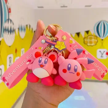 PVC Kawai Pokemon Cosplay Kirby Lutka Privezak Za Ključeve, Torba za par Privjesak Pribor Za Ključeve, Prodaja na Veliko Privezak Za Djevojčice Dar Za Djecu je Slatka