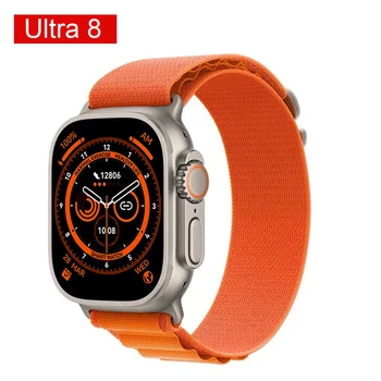 Pametni Sat Ultra 8 NFC Otključavanje Pristupa Vrata Smartwatch Series 8 Bluetooth Poziv Bežičnog Punjenja Narukvica 380 mah za Apple xiaomi