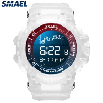 SMAEL Digitalni Sat Led sat za Alarm Vojne Sat S Velikim Dial Digitalni Ručni Sat 8082 Sportski Sat za Muškarce