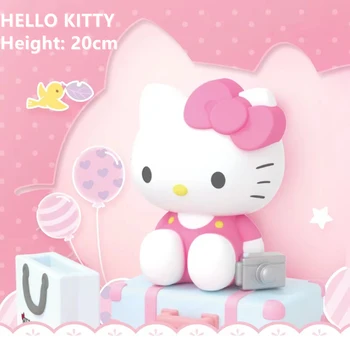 Sanrio Hello Kitty Pliš Igračke Slatka Kt Mačka Lutke Mekana Lutka Hello Kitty Pliš Igračke Kawai Poklon za Valentinovo za Djevojčice