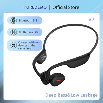 Slušalice s Mjerač Vodljivosti Bluetooth 5.3 Bežične Slušalice S Dubokim Bas Sportski Slušalice sa Mikrofonom za Vožnju Biciklom Trčanja Vožnje