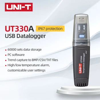 Snimač podataka UNIT USB UT330A UT330B UT330C 60000 velikog kapaciteta Automatsko pohranjivanje podataka USB prijenos podataka