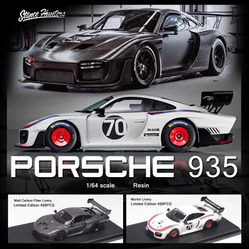Stance Hunter 1:64 Porsche 935 Model vozila iz tar, potpuno ugljični, Mat, crna, Martini, Bijela boja, ograničena zaliha 499 kom. u ožujku 2022 godine