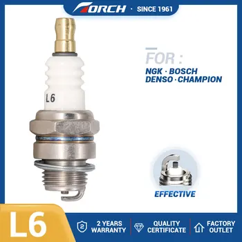 Standardna svjećica Torch L6 zamjenjuje BM6A/M7/L7T/CJ8 255, pogodan za 2-тактной lančane pile, polje kosilice