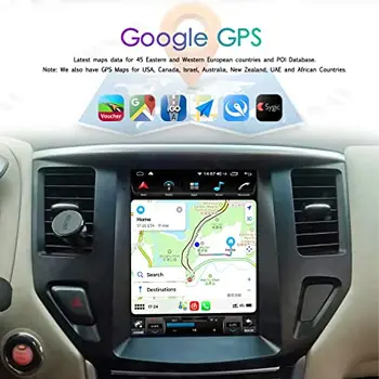 Tesla style Android 12,0 256 GB Auto DVD Player GPS Navi Za Nissan Pathfinder 2008-2018 multimedijalni rekorder glavna jedinica auto stereo