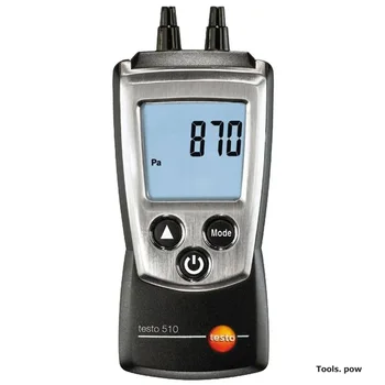 Testo 510 Linearni Manometar tlaka zraka 0-100 Hpa (0563 0510/0560 0510) Digitalni Diferencijalni Manometar Mjerni alati 500 mbar