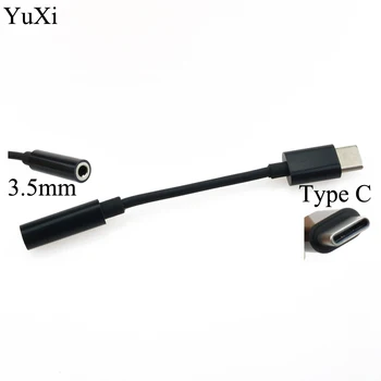 Tip C-do 3,5 mm Kabel za slušalice usb 3,1 Tip C USB-C priključak 3,5 AUX audio ženski Konektor za Xiaomi 6 Mi6 Letv 2 pro 2 max2