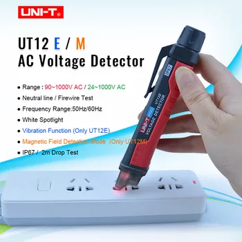 UNIT 24/90 U-1000 Indikator Napona ac Detektor Beskontaktni Utičnica Zidna Volti Struje Električni Senzor Test Ručka UT12E UT12M