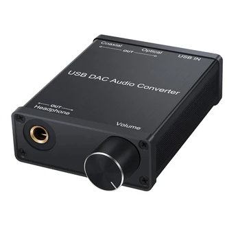 USB DAC Audio Converter Adapter Sa Pojačalom Za Slušalice USB U Koaksijalni S/PDIF digitalnog u Analogni 6,35 mm Audio Zvučna Kartica